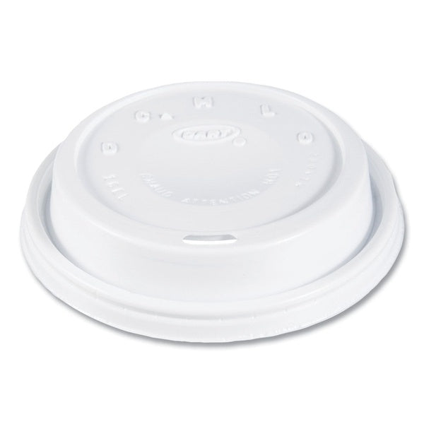 1000-PACK OF Lid Dome Dart 16EL White Sip Hole Lids for Foam Cups - Perfect for Cappuccino and Chai (1000 Count)