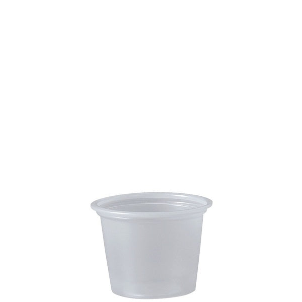 2500-PACK OF Container Foam Dart P100N 1 oz. Translucent Polystyrene Portion Cups - 2500 Count for Versatile Food Service and More