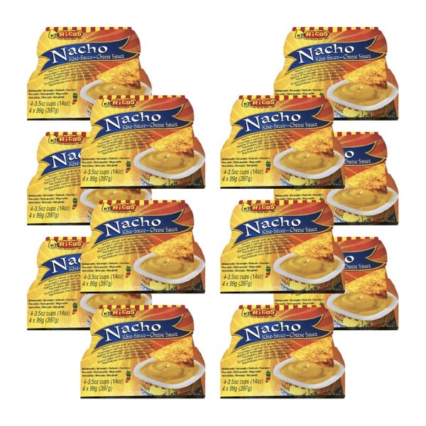 12-PACK OF Sauce Cheese Nacho Ricos Products 3.5 oz