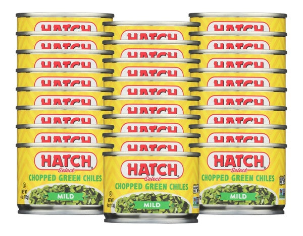 24-PACK OF Pepper Chiles Fire Roasted Chopped Green Hatch Chili 4 oz