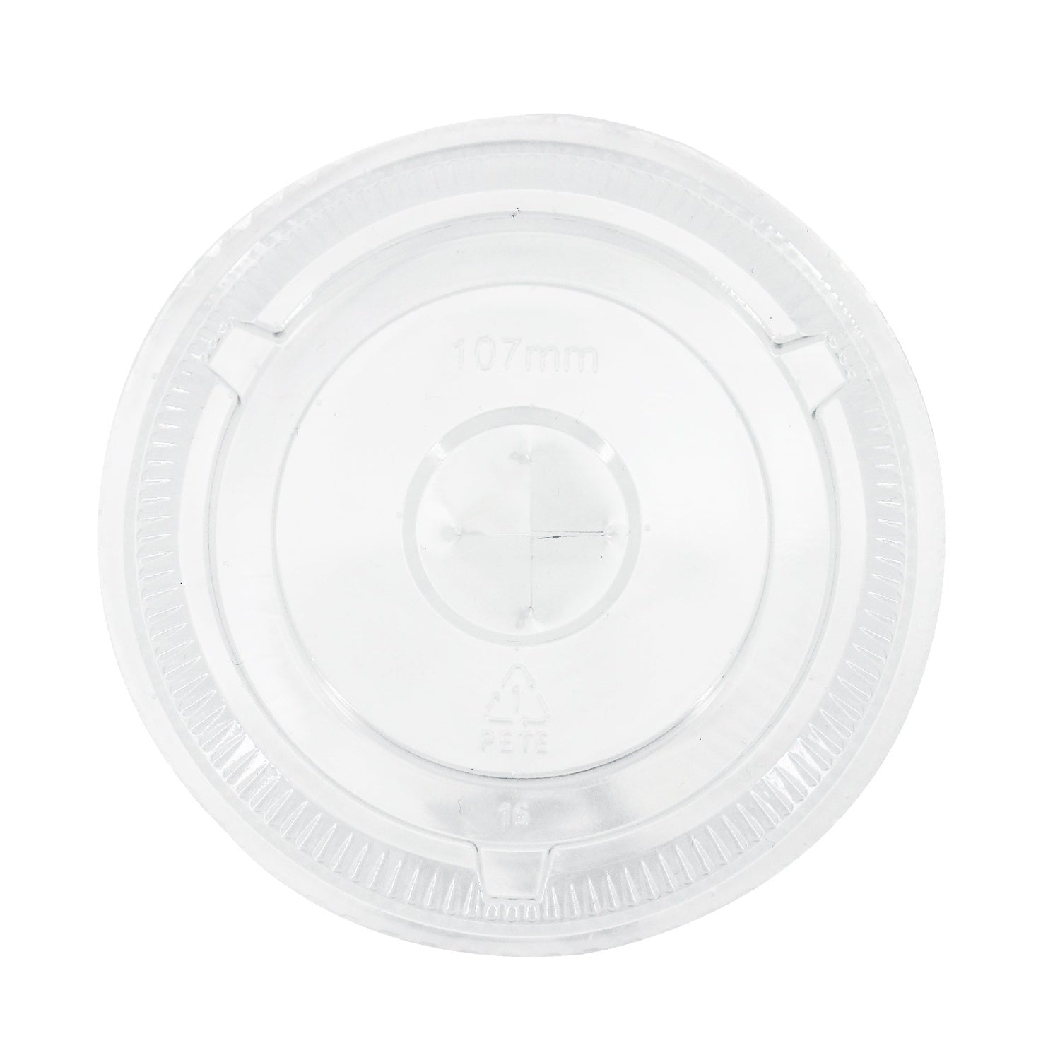 500-PACK OF LID CLEAR PET FLAT FOR 32 OZ PET CUP DISPOSABLE