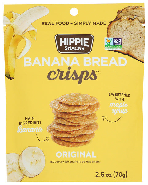 8-PACK OF Banana Dried Hippie Snacks 2.5 oz