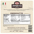3 OZ-PACK OF HAM PROSCIUTTO SLICED