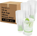 1000-PACK OF Cup Poly Karat Earth 10oz PLA Eco-Friendly Cups (78mm), Generic Print - 1,000 pcs