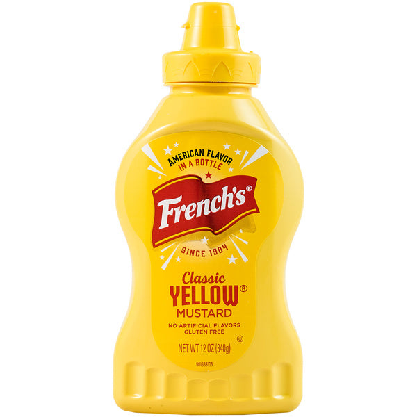 12-PACK OF MUSTARD YELLOW SQZ CLS