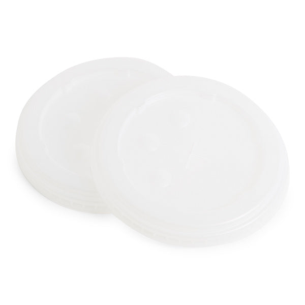 6-PACK OF LID PLAS TRANS F/32OZ CUP