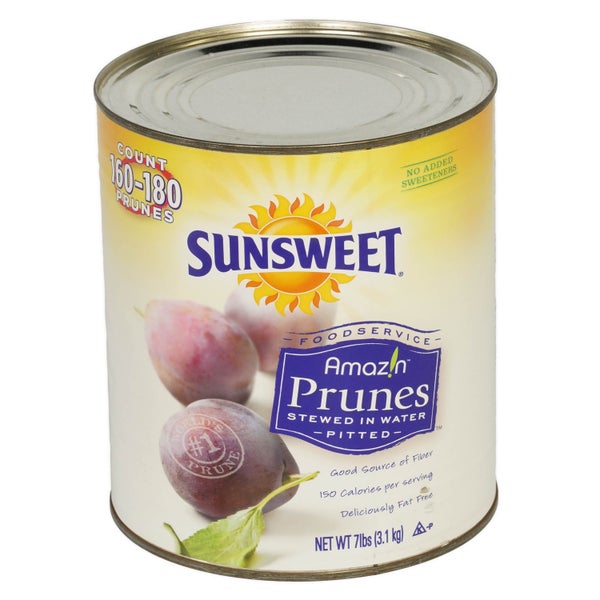 6-PACK OF PRUNE PITTED IN CAN WATER