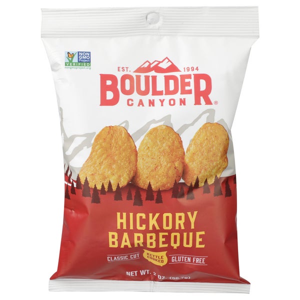 8-PACK OF CHIP POTATO HICKORY BARBEQUE KETTLE COOKED