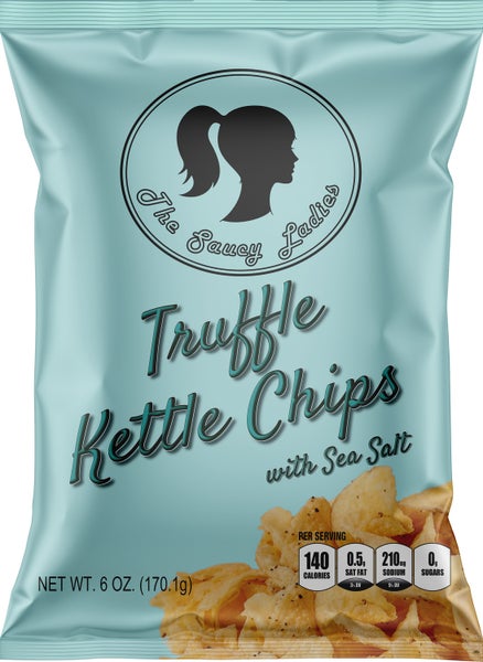 12-PACK OF Snack Chips Kettle Truffle, The Saucy Ladies