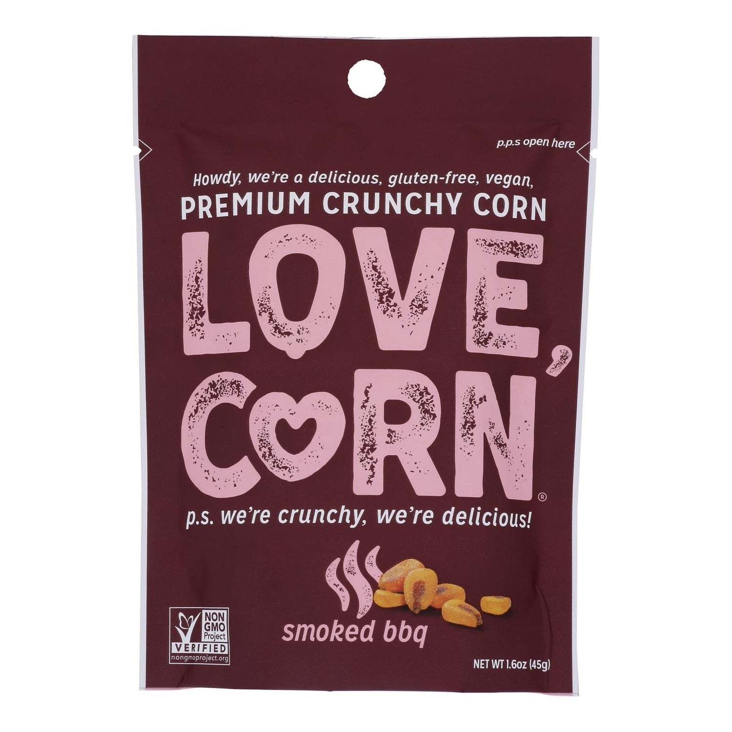 10-PACK OF SNACK CORN SMOKED BBQ