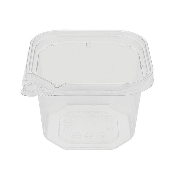 400-PACK OF Container Takeout Karat 400 ct 16 oz PET Tamper Resistant Square Container, Clear