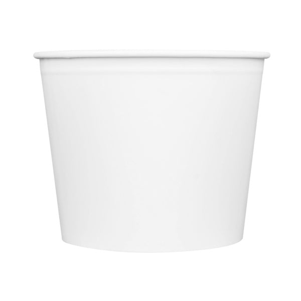 180-PACK OF Container Takeout Karat 180 ct 85 oz Food Buckets | White | 189 mm