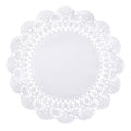 1-PACK OF DOILY LACE RND WHT 12IN