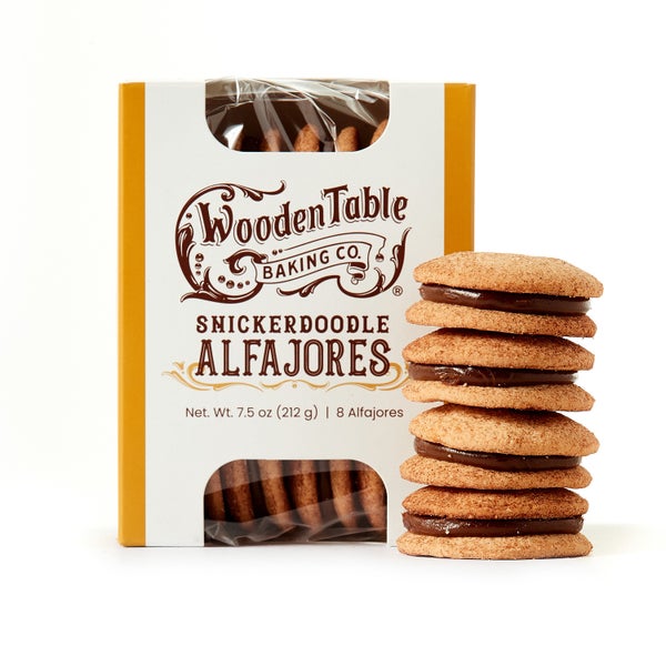 8-PACK OF Cookies Alfajores, Cinnamon Swirl Snickerdoodle (8 pack), Wooden Table Baking Co.