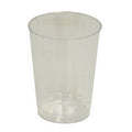 12-PACK OF CUP PLAS CLR FLTD CC 10OZ RGD
