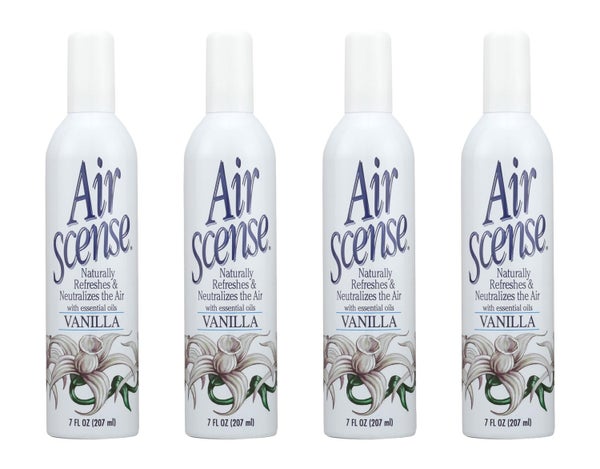 4- PACK OF Air Freshener Vanilla Air Scense 7 fz