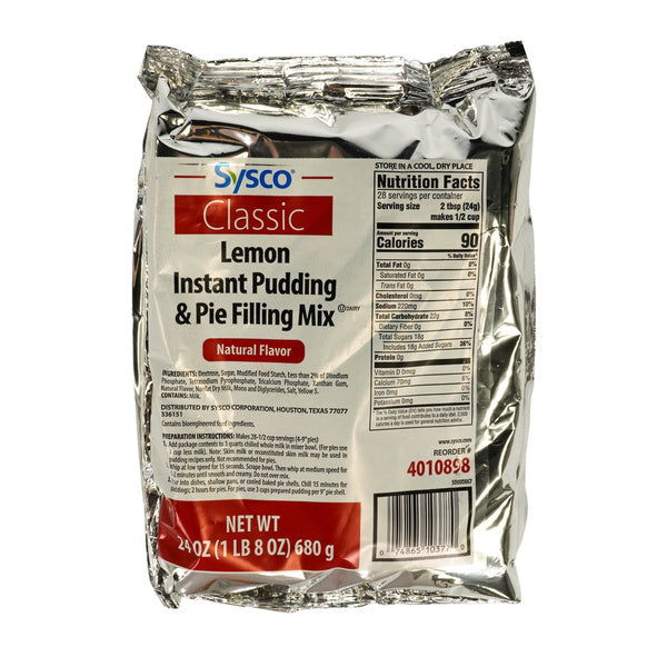 12-PACK OF PUDDING MIX LEMON INST