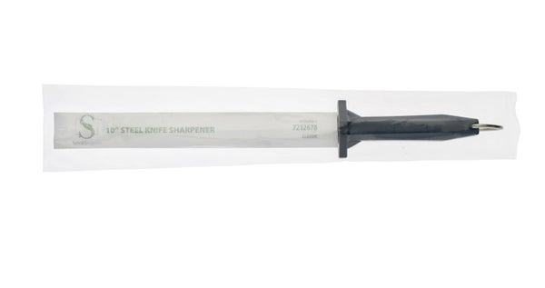 10 IN-PACK OF SHARPENER KNIFE STEEL ROD 10IN