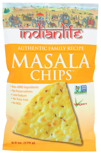 12-PACK OF Pretzel Chip Indianlife 6 oz