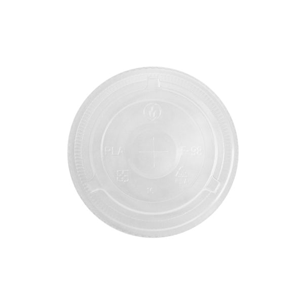 1000-PACK OF Lid Togo Karat Earth 12-24oz PLA Eco-Friendly Flat Lids (98mm) - 1,000 pcs