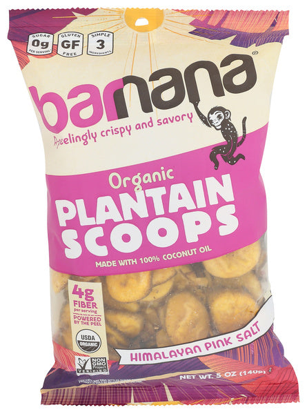 6-PACK OF BANANA CHIP PLANTAIN SCOOPS 5 OUNCE - CASE OF 6