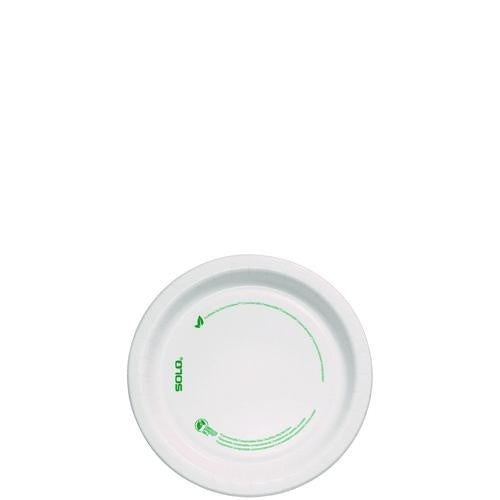 500-PACK OF PLATE PAPER WHITE COMPOSTABLE