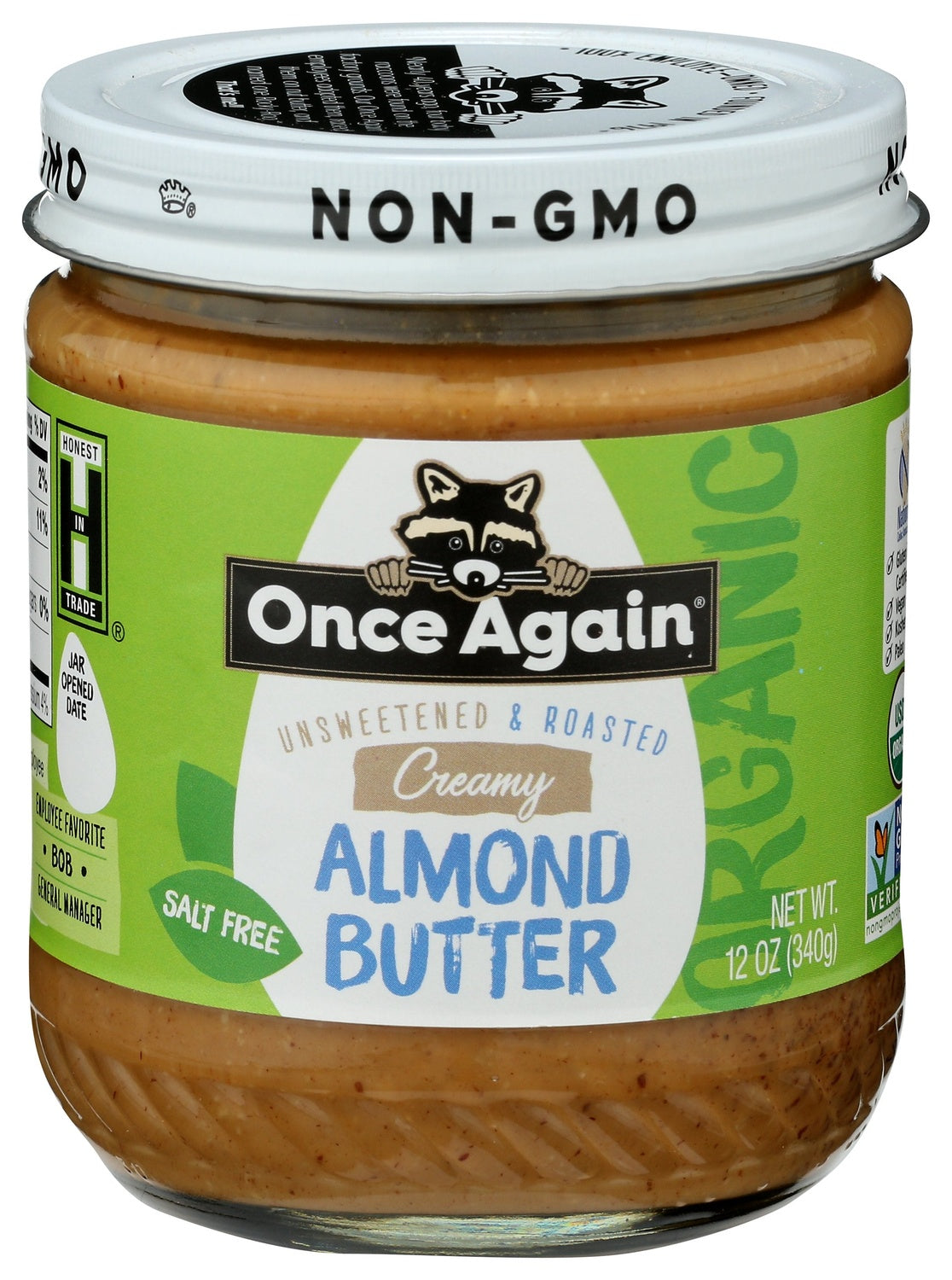 6-PACK OF ALMOND BUTTER UNSWEETENED AND ROASTED, CREAMY