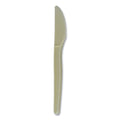 50-PACK OF Cutlery Plastic WNA EPS001 EcoSense 7-Inch Renewable Plant Starch Knife - 50 Pack of Eco-Friendly Cutlery