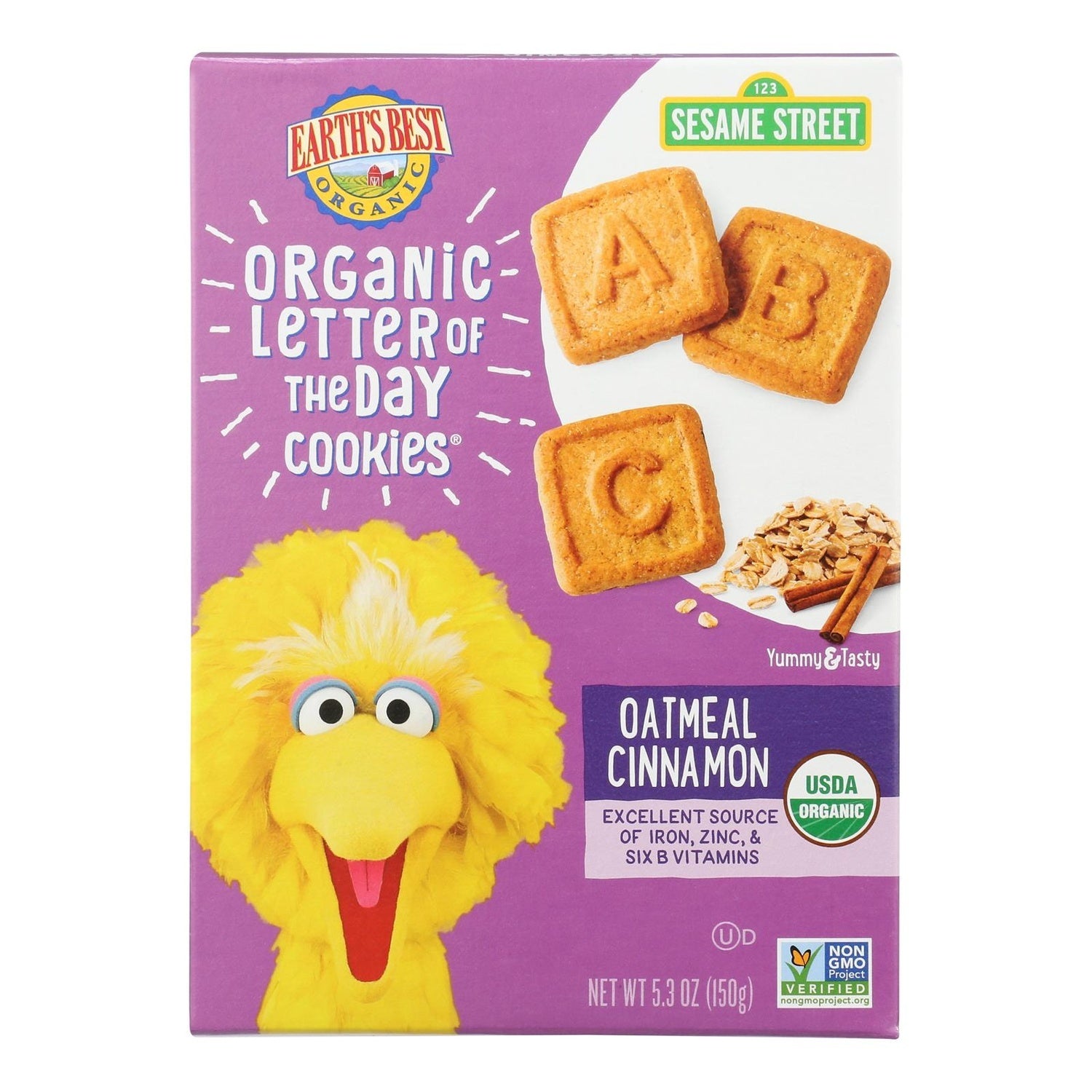 6-PACK OF COOKIE OATMEAL LETTER OF THE DAY