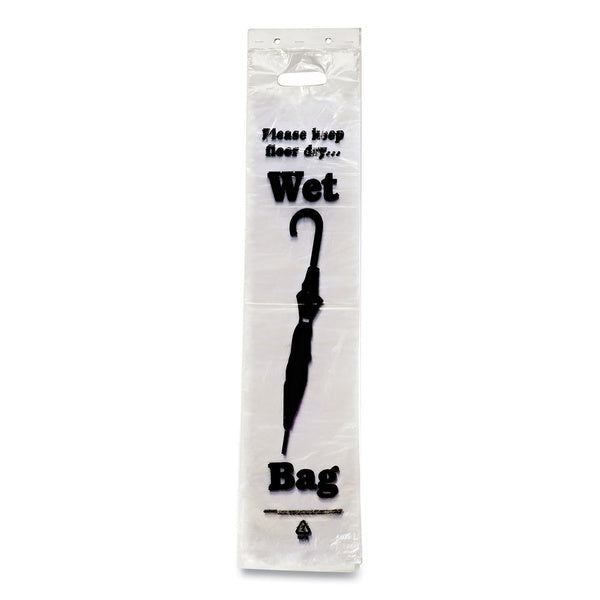 1000-PACK OF Tatco 57010 Clear Wet Umbrella Bags - 7 x 31 Inches, 1000 Count for Easy Floor Protection