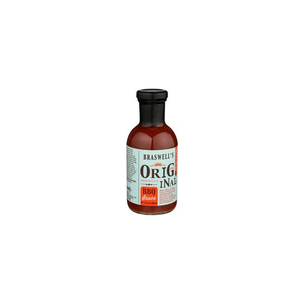 6-PACK OF Sauce Bbq Braswell 13.5 oz