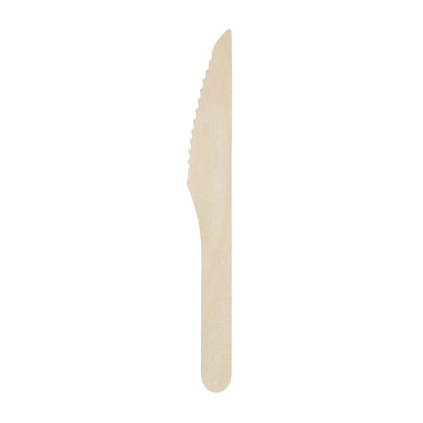 1-PACK OF KNIFE WOODEN 6.5 IN