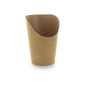24-PACK OF CUP PAPER FRYCUT 5.5OZ BROWN