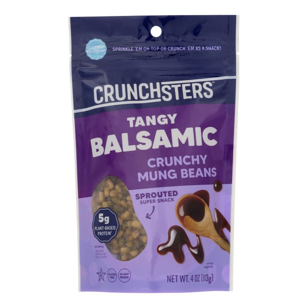 6-PACK OF Snack Crunch Smokey Balsamic Crunchsters 4 oz