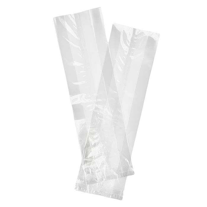 1000-PACK OF BAG CELLOPHANE 4 x 2 x 14" Compostable Gusseted Cellophane Baguette Bags | 1000 count