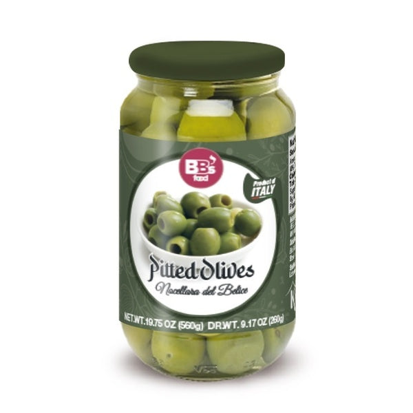 6-PACK OF Olive Italian pitted Nocellara del Belice 560gr