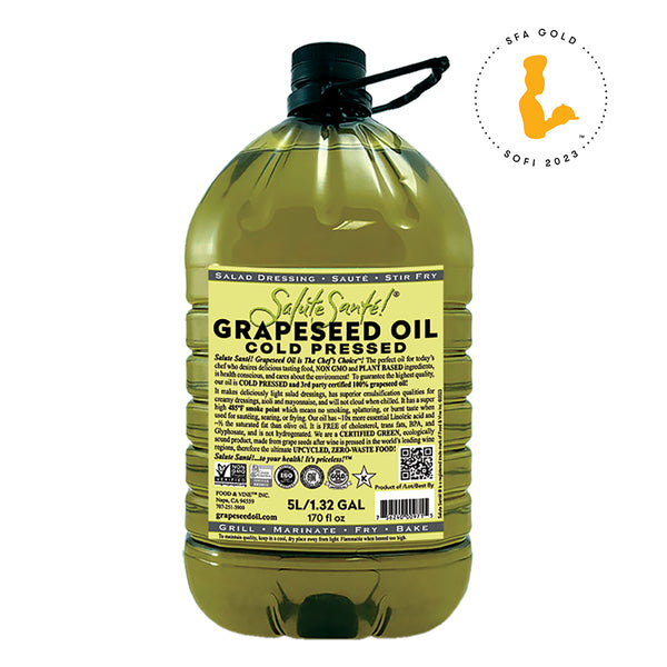 3-PACK OF OIL GRAPESEED 5 LITER PET