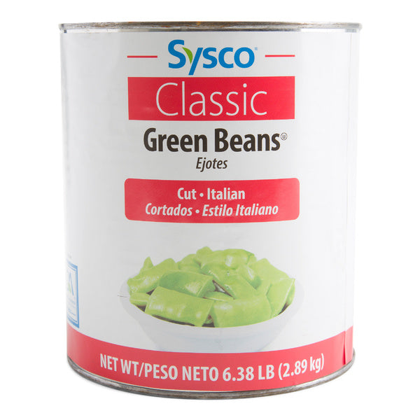 6-PACK OF BEAN GREEN ITALIAN CUT FCY