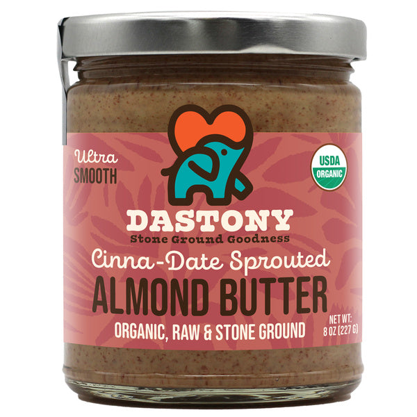 12-PACK OF Spread Nut Organic Cinna-Date Sprouted Almond Butter - 1 case