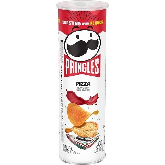 14-PACK OF Pizza Potato Crisp Pringles, 14 - 5.5 Oz