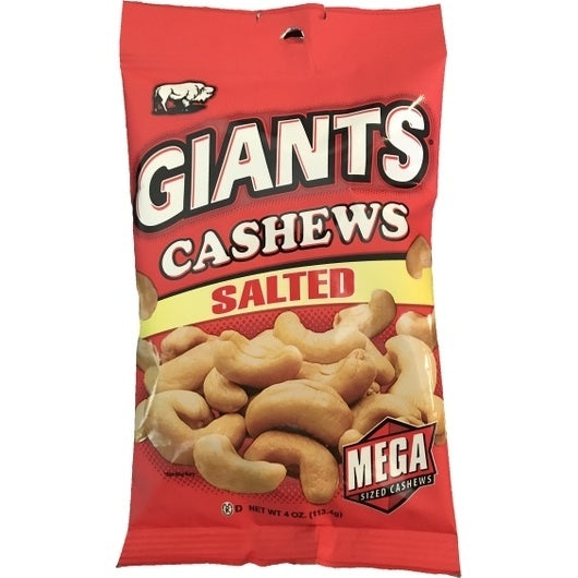 8-PACK OF Giants Cashew Salted Giant Snacks Inc, 8 - 4 Oz