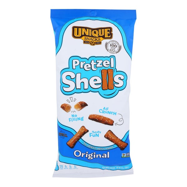 12-PACK OF Pretzel Hard Shells Original Unique Pretzels 10 oz