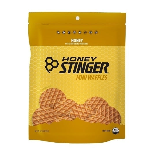 5-PACK OF Organic Honey Mini Waffles Honey Stinger, 5 - 5.3 Oz