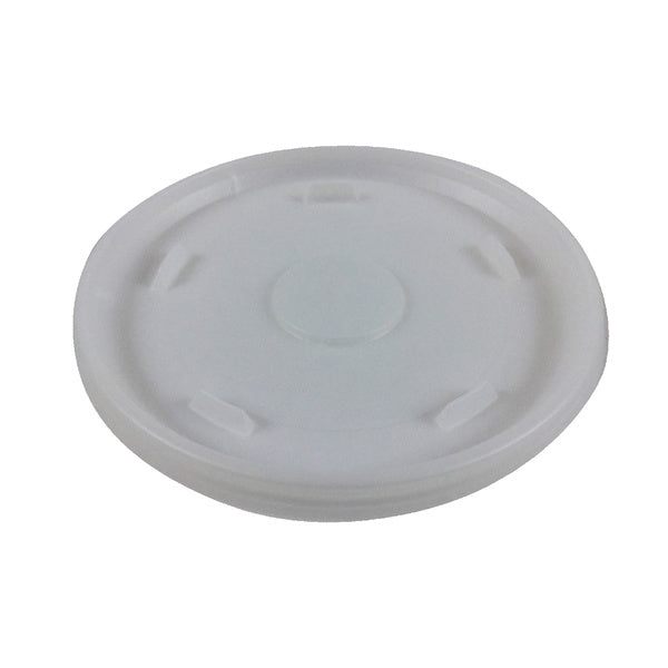 13-PACK OF LID PLAS NO-VENT CLR 8-16OZ Q
