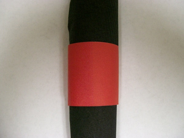 1-PACK OF BAND NAPKIN PAPR 1.5X4.25 RED