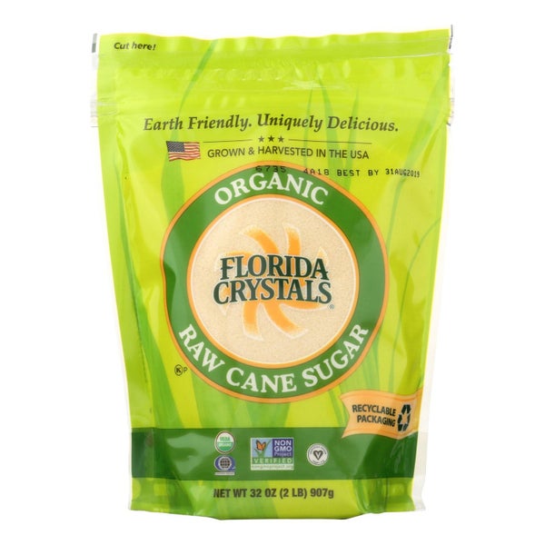 6-PACK OF Sugar Cane Organic Florida Crystal 2 lb