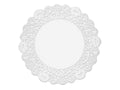 1-PACK OF DOILY LACE RND WHT 5IN