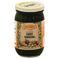 6-PACK OF CUCUMBER PICKLED CANDIED SWEET GHERKINS 16 FLUID OUNCE - CASE OF 6