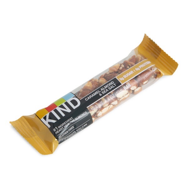 6-PACK OF SNACK BAR CARAMEL ALMD SEA SLT