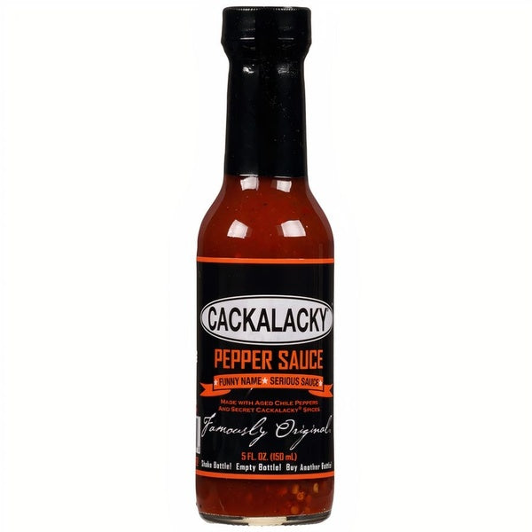 12-PACK OF Sauce Hot, Cackalacky Pepper Sauce Bottle, Cackalacky